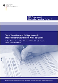 Cover &#034;TOP – Transitions and Old Age Potential: Methodenbericht zur zweiten Welle der Studie&#034; (verweist auf: TOP – Transitions and Old Age Potential: Methodenbericht zur zweiten Welle der Studie)
