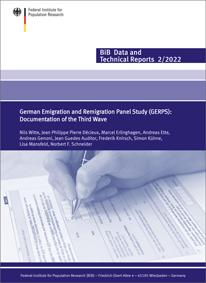 Titelbild &#034;German Emigration and Remigration Panel Study (GERPS): Documentation of the Third Wave&#034; (verweist auf: German Emigration and Remigration Panel Study (GERPS): Documentation of the Third Wave)